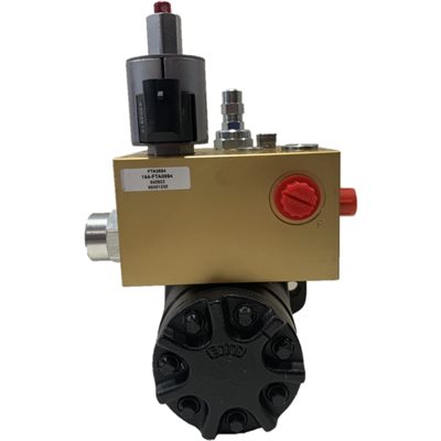 * 4.0 CID Hydraulic Motor with PWM Valve and Bypass Valve, CW Rotation