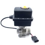 1" SS KZ NH3 Shut-Off Valve with 3-Pin WP Shroud