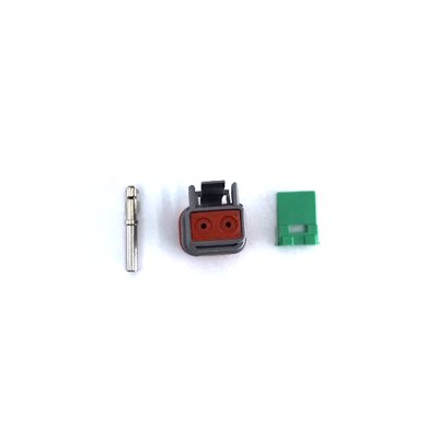 2-Pin Deutsch Connector Kit (plug / male) - 14 gauge
