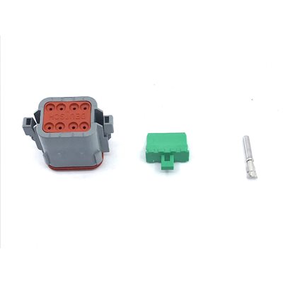 8 Pin Deutsch Connector Kit (plug / male) - 14 guage