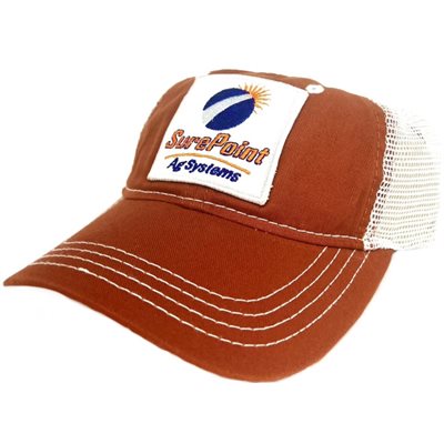 Gray / Orange embroidered SPA hat