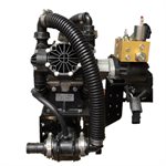 Complete PR17 Diaphragm Pump with Hydraulic Motor and PWM Valve - Riser Mount