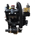 Complete PR30 Diaphragm Pump with Hydraulic Motor, PWM Valve, and RPM Sensor - Riser Mount