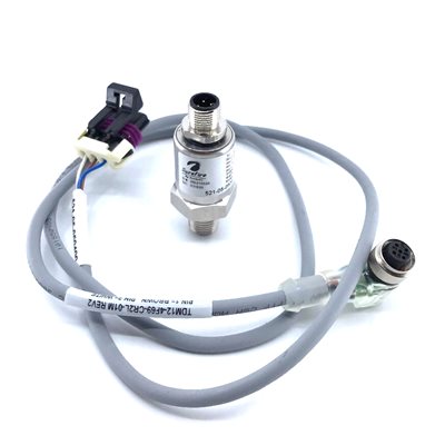 100 PSI 3 wire pressure sensor (0 - 5 V DC) with 3 pin 150 MP Tower connector ( new 6 / 2011)