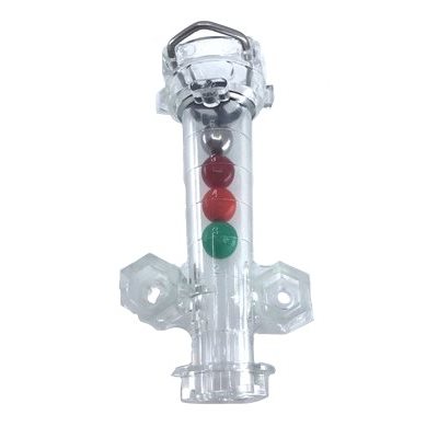Flow Indicator Assembly - Isolated Feed(Body, Retainer, Lock U-Clips, Balls)